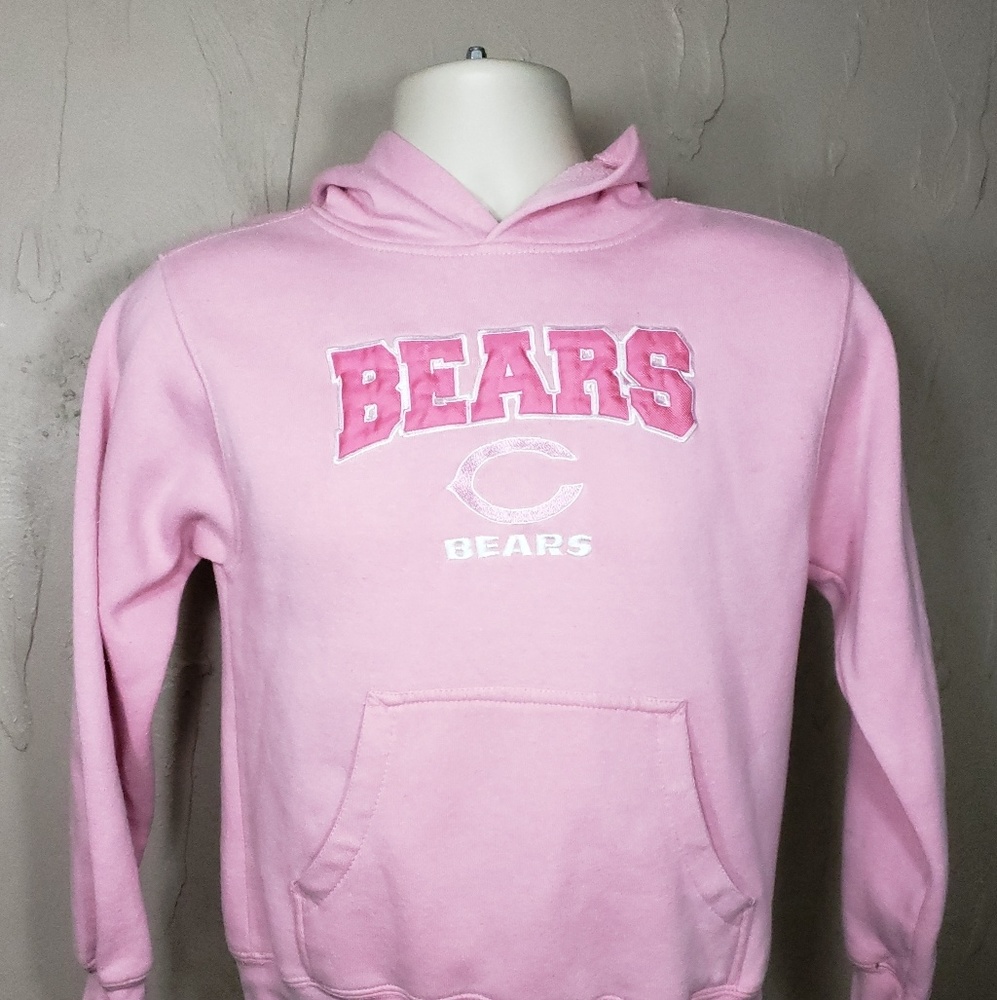 Girls pink Chicago Bears Hoodie